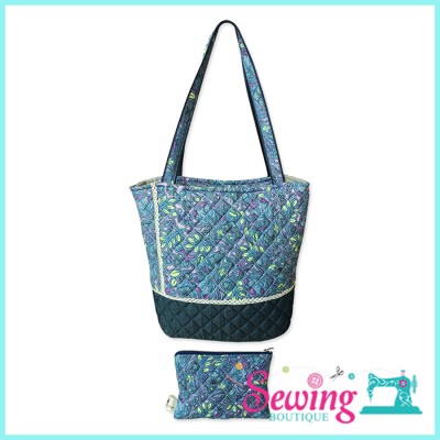 TOTE BAG WITH SMALL POUCH - BAG/SQUARE016